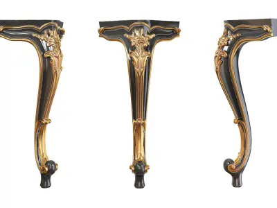 Classic leg 075 3D model