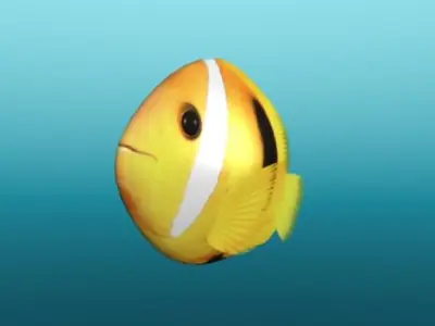 Tropical Fish 3D model