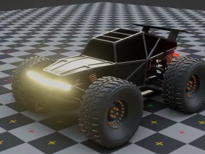 Off road buggy vehicle  3D model