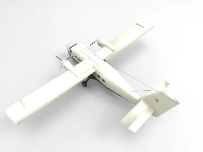 DHC-6 Twin Otter 3D model