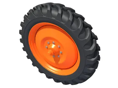 Off Road Tyre 3D model by 3D-Horse