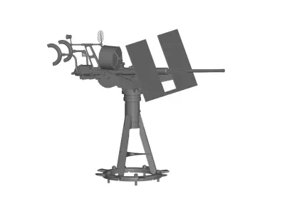 20 mm Machinegun 3D model