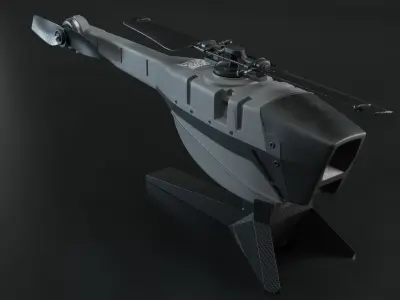  Black Hornet drone  3D model
