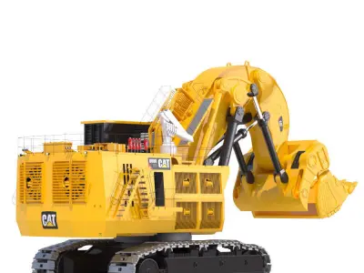 Mining Excavator Cat 6090 FS 3D model