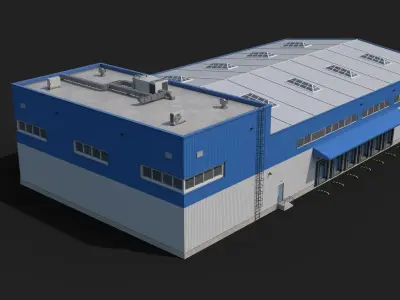 Industrial Building 29 3D model
