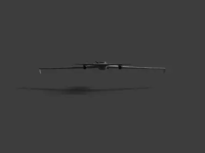 hammer-shark-v2-3 drone Low-poly 3D model