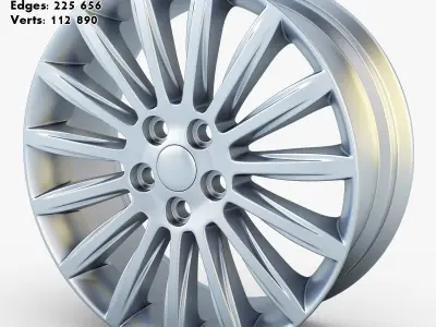 Car Rim Wheel Collection volume 3 3D model