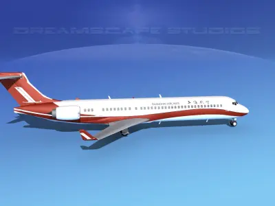 Comac ARJ21-900 Shanghai  3D model