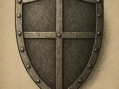 Shield 3D model 6