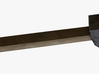 Hammer Low-poly 3D model 29