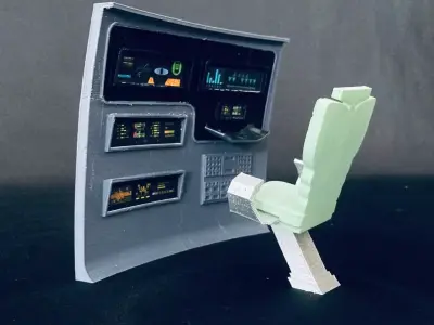 USS Enterprise Bridge Damage Repair Station - The Wrath of Khan 3D print model