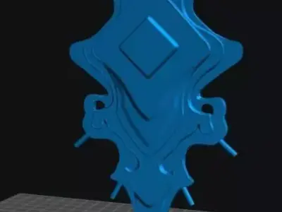mostima dress accesories bottom part  3D print model