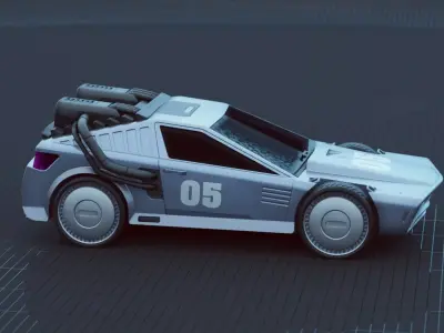 Sv-500 Rigged 3D model