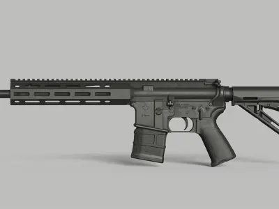 Magpul PMag20 Gen3 Magazine Low-poly 3D model
