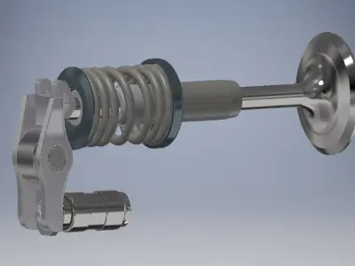 Engine Valve Mechanism Assembly 3D model