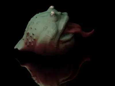 Creature Free low-poly 3D model