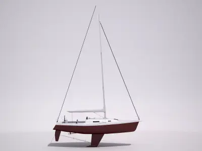 Sailboat J105 3D model