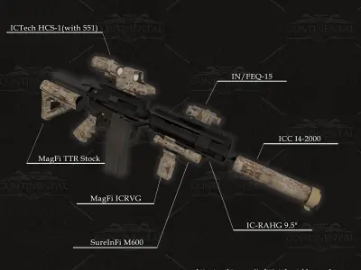 IC416 DEVGRU 3D model