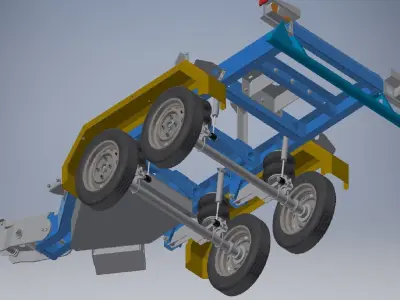 Semi-trailers 3d model 3D model
