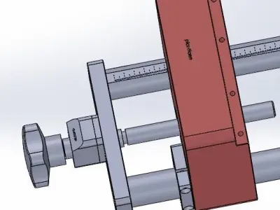 Double location fine-tuning platform 3D model