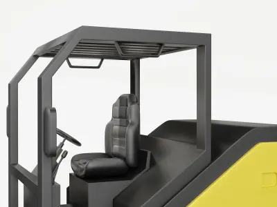 Warehouse Forklift 3D model