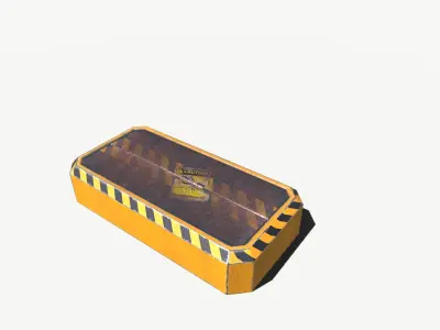 Spike Trap 2 Low-poly 3D model