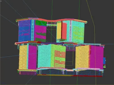Ancient architecture 3D model buy
