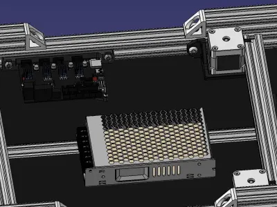 Extrusion 3D printer 3D model