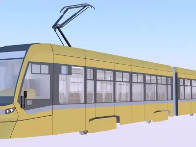 Tram Stadler 3D model