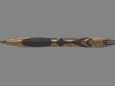 Two Blade Ancient Sword 3D model