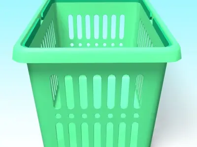 Plastic Basket 3D model