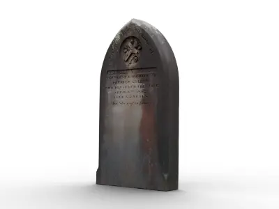 Headstone 3D model