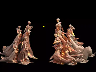 Dantes Inferno Ghosts 3 3D model