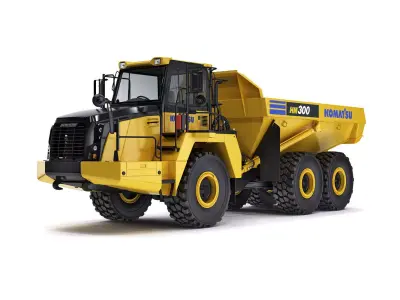 Articulated Truck Komatsu HM300 3D model