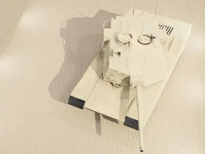 M1 Abrams 105 Free 3D model