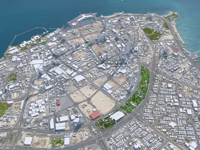 Kuwait Country 3D model