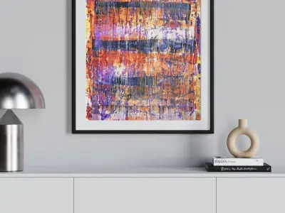  'Composition No. 403' Abstract Wall Art Model 