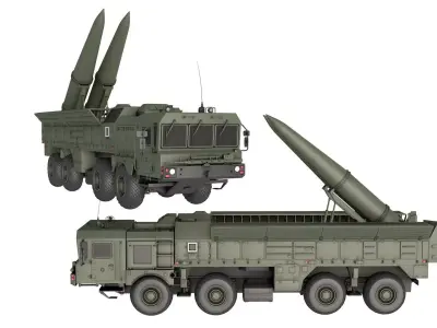 9K720 Iskander 3D model buy
