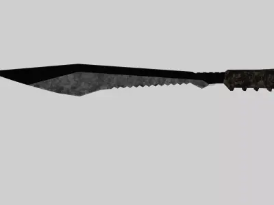 Sword model Low-poly 3D model 7