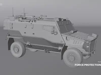 British Force Protection Ocelot 3D model
