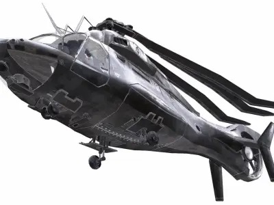 AirCraft 14 - Helicopter Free 3D model