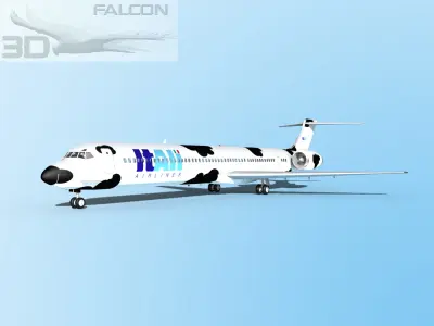 Falcon3D MD-80  Itali 1 3D model