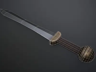 Gladius Low-poly 3D model
