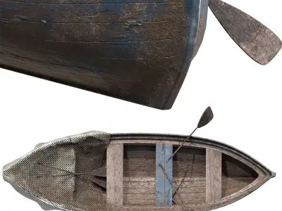 Old Boat 3D model