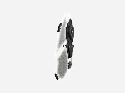 SciFi Shield A09 Black Camo - Sci Fi Weapon Design Low-poly 3D model