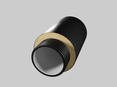 Corrugated pipes PLAST R-Ice 3D model