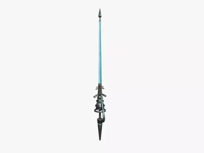 SciFi War Lance A10 Metal - Sci Fi Weapon Design Low-poly 3D model