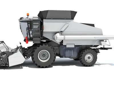 3D Harvester combine 3D model