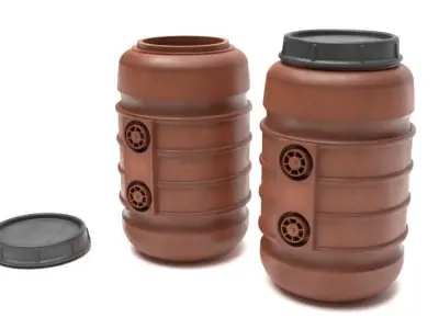 Tatooine Barrels  1-6 scale Hottoys  3D print model