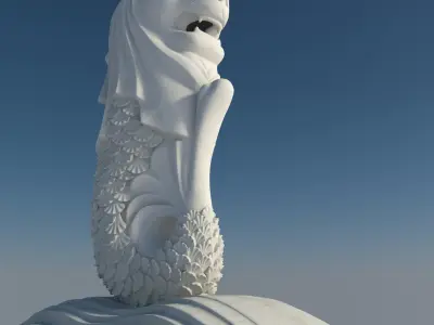  Merlion Statue 